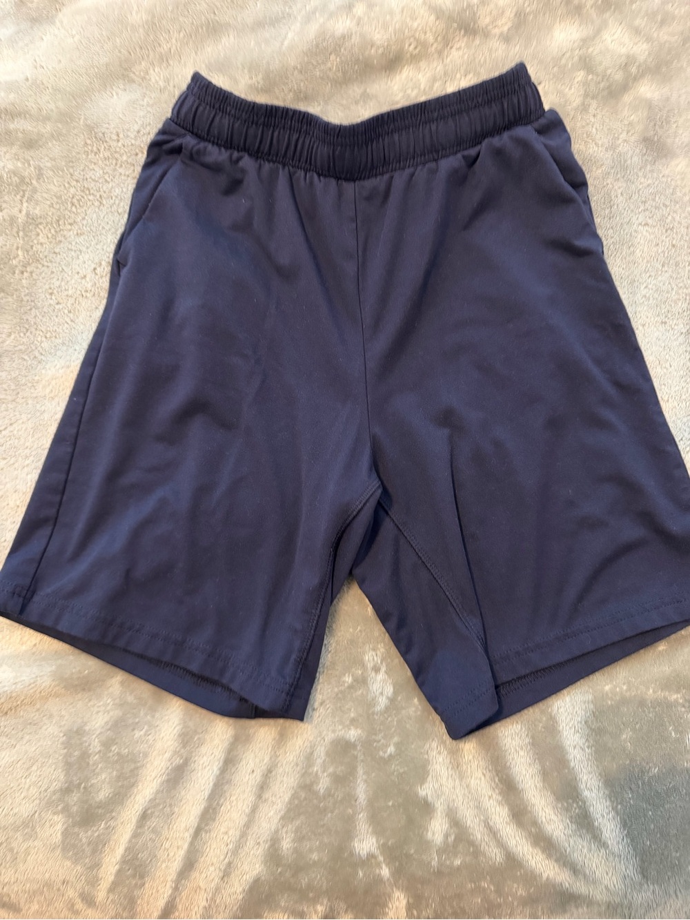 🔥5 for $25 All in Motion Boys Navy Athletic Shorts Size M 8/10 Performance